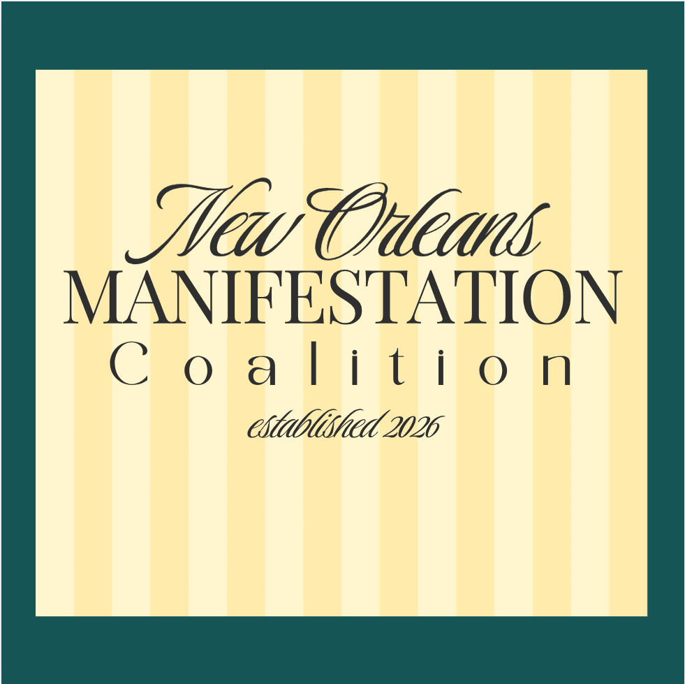 New Orleans Manifestation Coalition identity artwork